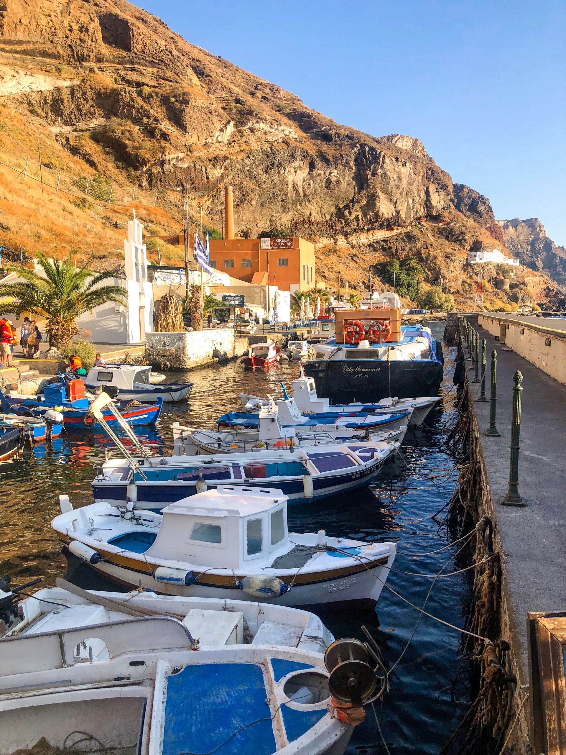 Old Port Fira Santorini
